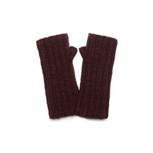 4439 Women's Denali Wool Handknit Classic Winter Half-mittens (berry)